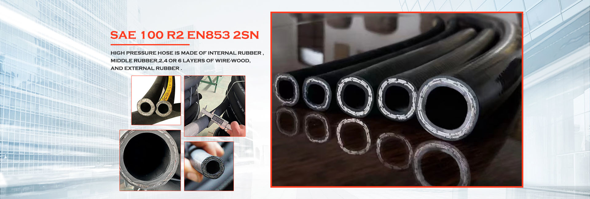 গুণ উচ্চ চাপ জলবাহী পায়ের পাতার মোজাবিশেষ কারখানা